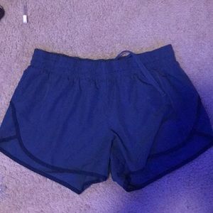 Blue athletic shorts